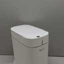 funest Motion Sensor Bathroom Trash Can with Lid- 3.5 Gallon Rechargeable Automatic Trash Can for Bathroom, Auto-Adsorption Waterproof Garbage Can Touchless Waste Basket for Bedroom, Kitchen, Office