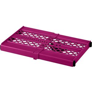LockerMate Adjust-A-Shelf Locker Shelf for School Organization, Adjustable 12-15", Holds Up to 10 lbs, Pink