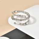 Morse Code Rings for Women, Stainless Steel Spinner Ring Fidget Rings for Anxiety Ring Morse Code Rings Inspirational Gifts Jewelry Women Birthday Graduation Gifts for Her Best Friends