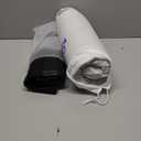 Cushion Lab Travel Deep Sleep Pillow  Compact Memory Foam Neck Pillow for Sleeping, Portable Pillow for Hotels, Camping, Side & Back Sleepers, On-The-Go  Black