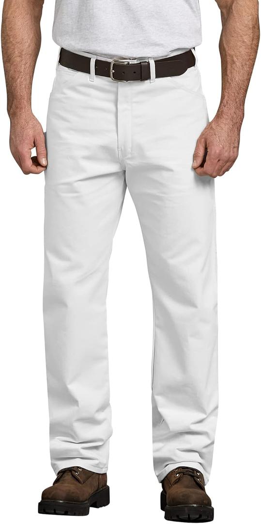 Men's Painter's Utility Pant Relaxed Fit (32W x 32L, White)