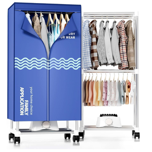 Clothes Dryer, Portable Drying Machine with Timer, 60inch Laundry Drying Wardrobe with Large Capacity, Electric Dryer/Rack for Home | Appartments (Grey TL6)