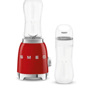 SMEG 50's Retro Style Personal Blender with Backlit Knob and Two 600 ML BPA Free bottles PBF01RDUS Red