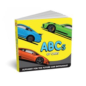 ABCs of Cars Baby Book - A Fun Alphabet Car Book for Future Racing Fans  Toddler ABC Board Book with Supercars, Car Parts & More  Great Birthday Book for Kids, Baby Essentials for Car Enthusiasts