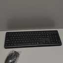 Wireless Keyboard and Mouse Combo, Full Size Silent Ergonomic Keyboard and Mouse, Long Battery Life, Optical Mouse, 2.4G Lag-Free Cordless Mice Keyboard for Computer, Mac, Laptop, PC, Windows