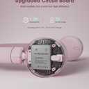 LEMOISTAR Portable Neck Fan, Hands Free Bladeless Fan, 360 Cooling Personal Fan, Battery USB Rechargeable 3 Speed Adjustable Wearable Fan for Outdoor Indoor Office Travel Sports Women(Pink)