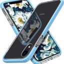 MATEPROX Compatible with iPhone XR Case Clear Thin Slim Anti-Yellow Anti-Slippery Anti-Scratches Cover Shockproof Bumper Case for iPhone XR 6.1'' (Blue)