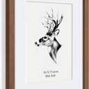 Yaetm 9x12 Picture Frame with Mat for 6x8 Set of 2, Walnut Brown, Solid Wood Photo Frames 9 x 12 with Tempered Glass, Display Horizontal and Vertical for Wall Mounting (2 pack, Walnut)