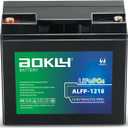 12V 18Ah Lithium LiFePO4 Battery, 4000+ Cycles, Built-in 18A BMS for UPS Backup Power, Fish Finder, Camping Lighting