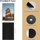 QUTREY 16x24 Poster Frames 6 Packs, Black Frames 16x24 for Wall Gallery, Display 16 by 24 Posters, Photos & Art Prints Vertically or Horizontally