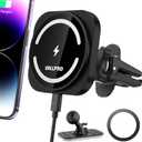 OHLPRO for Magsafe Car Mount Wireless Charger Magnetic Phone Holder Air Vent with Stick on Dashboard Compatible iPhone 16/15/14/13/12 Pro Max Mini,15W Fast Charging