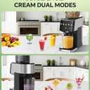 Cold Press Juicer, 5.12" Wide Feed Chute Juice Extractor Machine, Slow Masticating Juicer with Quiet Motor, High Juice Yield, BPA-Free, Juice Maker for Whole Fruits, Vegetables & Leafy Greens