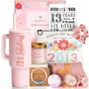 13th Birthday Gifts for Girls - 13 Year Old Girl Gifts Ideas for Offical Teenagers Girls - 13th Birthday Decorations Trendy Teen Girl Stuff - 11 Pieces Best Present for Daughter, Niece