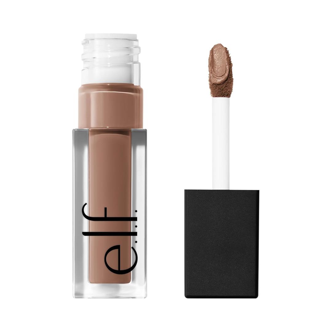 e.l.f. Liquid Velvet Eyeshadow, Crease-Resistant Liquid-to-Powder Eyeshadow For A Rich, Soft-Matte Finish, Vegan & Cruelty-Free, Beige & Boujee (0.15 Ounce (Pack of 1))
