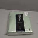 CozyLux Satin Sheets Queen Size - 4 Piece Sage Green Bed Sheet Set with Silky Microfiber, 1 Deep Pocket Fitted Sheet, 1 Flat Sheet, and 2 Pillowcases - Smooth and Soft