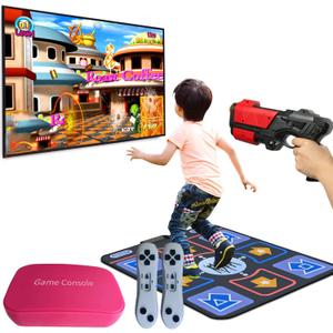 Damcoola Retro TV Game Console for Kids,Kids TV Games with Dance Mat,with 21 AR Gun Shooting Game, 200+ Dance mat Songs,100+ independently Developed Games, Plug and Play,Giftware for Boys & Girls