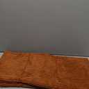 MIULEE Pack of 2 Rust Pillow Covers 12x20 Inch Soft Boho Striped Corduroy Throw Pillow Covers Set Decorative Square Cushion Cases Pillowcases for Sofa Bedroom Couch