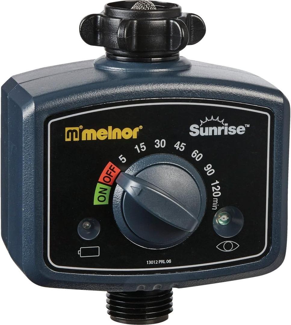 Melnor Sunrise Morning Water Timer - Automatically Water Your Lawn and Garden When Sun Rises