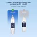 GLACIER FRESH Water Filter Replacement for Sub-Zero 4204490, 4290510, 9030868 Refrigerator Water Filter, 2 Pack