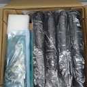 Rfiver Upgraded 45 Swivel Speaker Stands Pair for Surround Sound, Heavy Duty 28 Inch Bookshelf Speaker Stand Each Holds 22lbs Large Speaker, Floor Speaker Stand Built-in Cable Management, 1 Pair (Black)