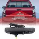 Dasbecan Tailgate Handle Rear View Backup Camera 6909004020 Compatible with Toyota Tacoma 2005-2015 Black Aftermarket Replacement Reverse Parking Liftgate Latch Handle Camera (RCA Connector)