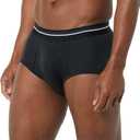 Amazon Essentials Men's Cotton Breathable Tag-Free Briefs Underwear, L