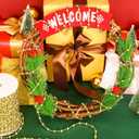 99 Feet Artificial Pearls Beads Garland Chain Christmas Tree Beads Faux Pearl Beaded Trims for Wedding Christmas and DIY Supplies (Gold)