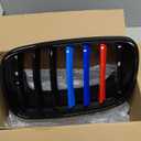 Front Grill Color Grille For 2007-2014 X5 E70 X6 E71 ABS Gloss Black M Color Kidney Grille