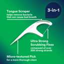 DenTek Advanced Clean Floss Picks with No Break & No Shred Dental Floss, Plaque Remover, 150 Count, Pack of 6