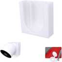 Wall Mount for Google Nest Battery Security Camera Holder - Adhesive & Screw-in, No Hassle Installation, Easy Slot-in Design (White) by Brainwavz