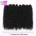 8 Packs GOGO Curl Crochet Hair for Black Women Curly Crochet Hair 24 Inch