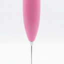 Electric Milk Frother Handheld, Quality Frother Wand for Coffee, Battery Operated (Not included) Drink Mixer Matcha Whisk, Functionality Foam Maker for Frappe Hot Chocolate, Cappuccino, Lattes (Pink)