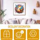 Wooden Puzzles for Adults - Mandala Hummingbird Wooden Puzzle, Unique Shaped Wood Jigsaw Puzzle for Adults, Wood Puzzles Adult, Gifts for Family, Wall Art Home Decor (100pcs 7.9 * 7.9in S)