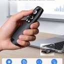 Presentation Clicker Wireless Presenter Remote for PowerPoint, PowerPoint Clicker with Volume Control, PowerPoint Slide Advancer for Mac, Computer, Laptop