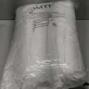 Duvet Insert Cotton Comforter Queen Size White Down Alternative Duvet Insert 100% Cotton Shell Quilted Fluffy Comforter Lightweight All Season 4 Corner Tabs Durable Breathable Noiseless