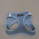 Best Pet Supplies Voyager Step-in Air Harness - All Weather Mesh, Reflective, No Pull Harness for Dogs, Cats - Secure with Hook & Loop Fastener, Buckle, Double D-Rings - Baby Blue, S (S (Chest: 14.5 - 16"))