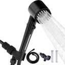 Shower Head with Handheld, Shower Heads High Pressure, High Flow Even with Low Water Pressure-Hand Held Showerhead Set,3 Modes Filtered Showerhead with 59Replacement Hose/Bracket/Cotton Filters
