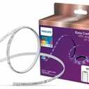 PHILIPS Smart Wi-Fi Wiz Connected Color and White Dimmable Tunable Light Strip Starter Kit 6.5ft (2M), 25249
