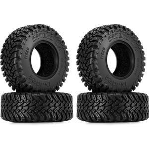 INJORA 1.0" MAVERIX M/T Tires 52 * 19mm for 1/18 1/24 RC Crawlers Upgrade(T1026)