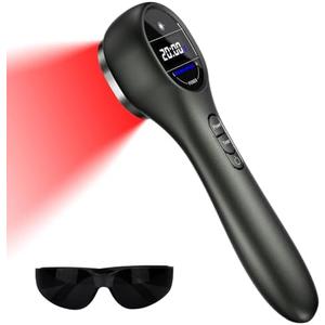Anyork Red Light Therapy Device for Body, Near Infrared Light for Joint Muscle PainReIief with LED Display (3 x 808nm +14 x 650nm)