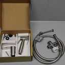 Purrfectzone Bidet Sprayer for Toilet, Handheld Sprayer Kit, Cloth Diaper Sprayer Set - Easy to Install - Stainless Steel