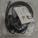 Cyber Acoustics 3.5mm Stereo Headset (AC-5002)  Durable, Crisp, and Clear Communication in Classrooms and at Home (1 pack without adapter)