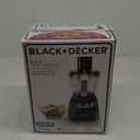 BLACK+DECKER FP1600B 8-Cup Food Processor with Stainless Steel Blade, Black