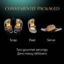 Sheba Perfect Portions Wet Cat Food Cuts in Gravy, Roasted Chicken Entree, with Sustainable Salmon, and with Sustainable Tuna, 2.6 oz. Twin-Pack Trays (18 Count, 36 Servings) (Pack of 2) (EXP 09/01/27)