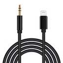 [Apple MFi Certified]Lightning to 3.5mm iPhone Aux Cord,iPhone Aux Audio Cable for Car Home Stereo Speaker Headphone,Compatible for iPhone 14 13 12 11 Pro Max Mini XS XR X 8 7 6 iPad iPod ,3.3FT Black