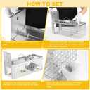 Squirrel Trap Live Animal Humane Cage Trap Catch Rats, Mice, Chipmunk, Weasel and Other Rodents for Indoor and Outdoor