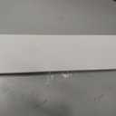 COUKIU Bathroom Vanity Sink Backsplash/Sidesplash (White Engineered Marble, 4" x 22")