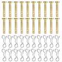 20 Sets Shear Pins and Cotters Pins,Replacement Shear Pins Compatible with Snowblower 738-04124 714-04040, Shear Pin Kit Compatible with MTD Craftsman Cub Cadet Troy Bilt Snowblowers
