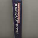 MAGZO Door Draft Stopper for Bottom of Door, 2 Pack 30 Inch Under Door Draft Stopper, Fan Shaped Under Door Gap Filler Bottom, Door Soundproofing, Grey