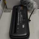 Bonsaii Paper Shredder for Home Use, 6 Sheet Strip Cut Small Paper Shredder Without Basket for Home Office, Portable Shredder Extendable Arm Design with Overheat Protection (S123-B)